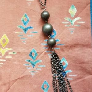 Industrial pendant necklace and earrings